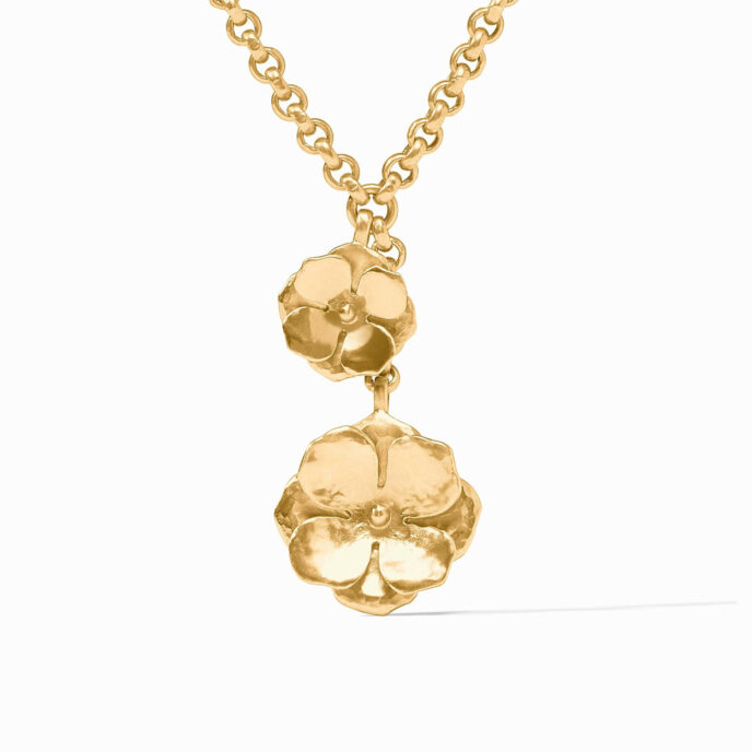 Bloom Lariat Necklace Gold by Julie Vos
