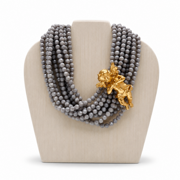 *Angela Caputi Collection - 2- BEATO Choker w/t Angel