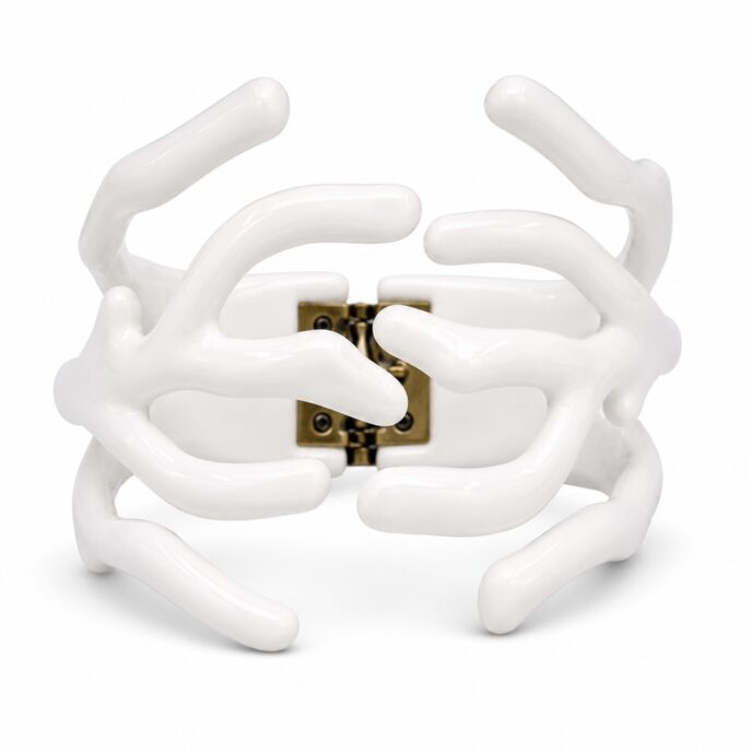 Angela Caputi Collection - Branch Bracelet - White