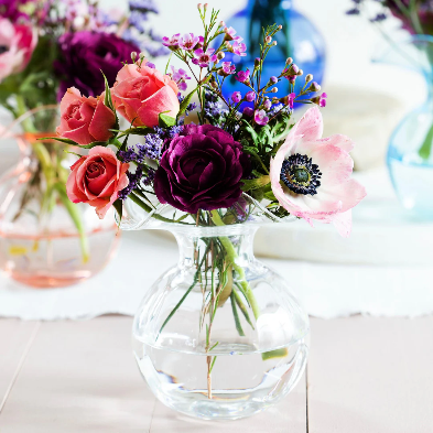Vietri Hibiscus Vase - Clear Bud - Image 3