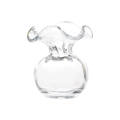 Vietri Hibiscus Vase - Clear Bud