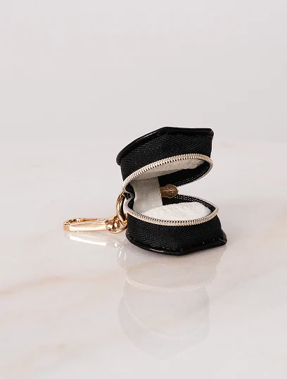 TagIt - KCP Vegan Leather Mini Clip - Black