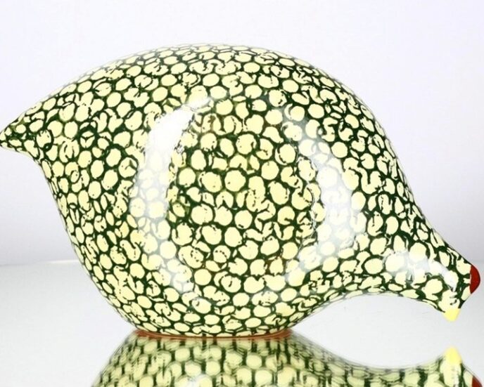 French Quail Green Spotted Duck Green - Large