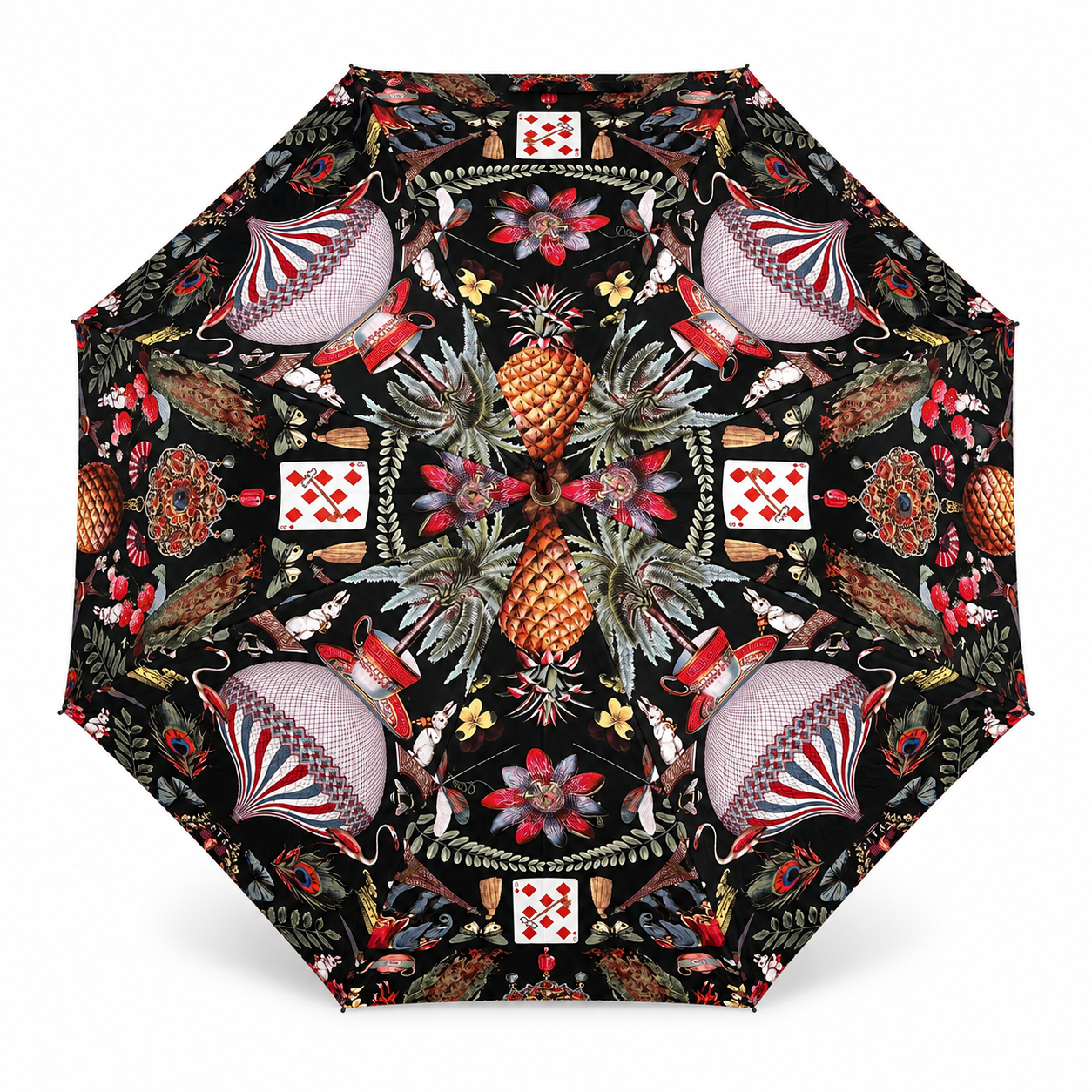 Guy de Jean - "Jungle" Noire Hot Air Balloon - 60/8 Mat Bois Imprime "Jungle" noire - Image 2
