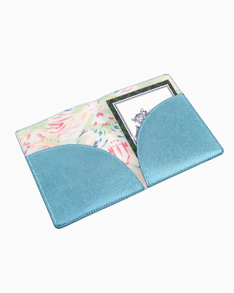 Oh My Mahjong - Metallic Lt Blue Mahjong Card Folio