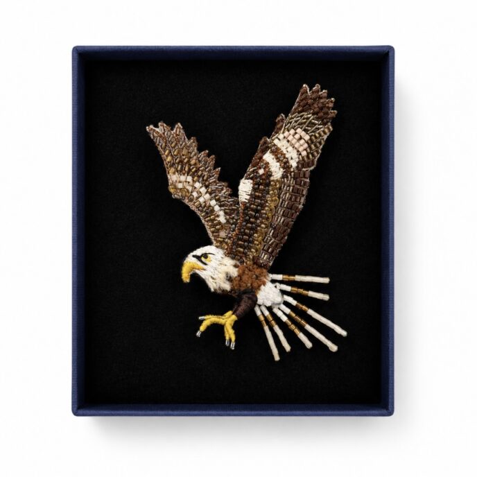 Trovelore - Bald Eagle Brooch Pin