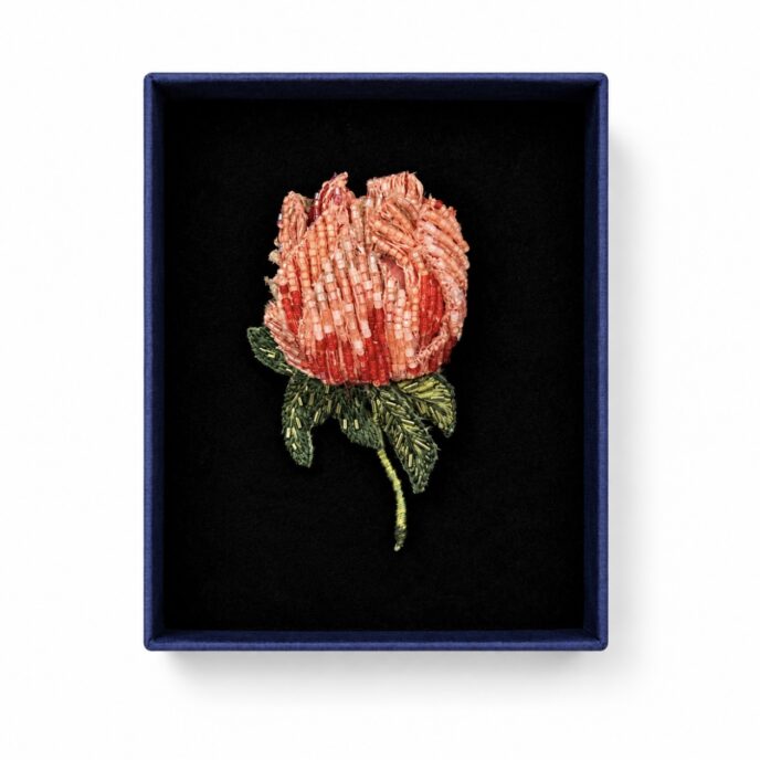 Trovelore - Garden Peony Brooch Pin