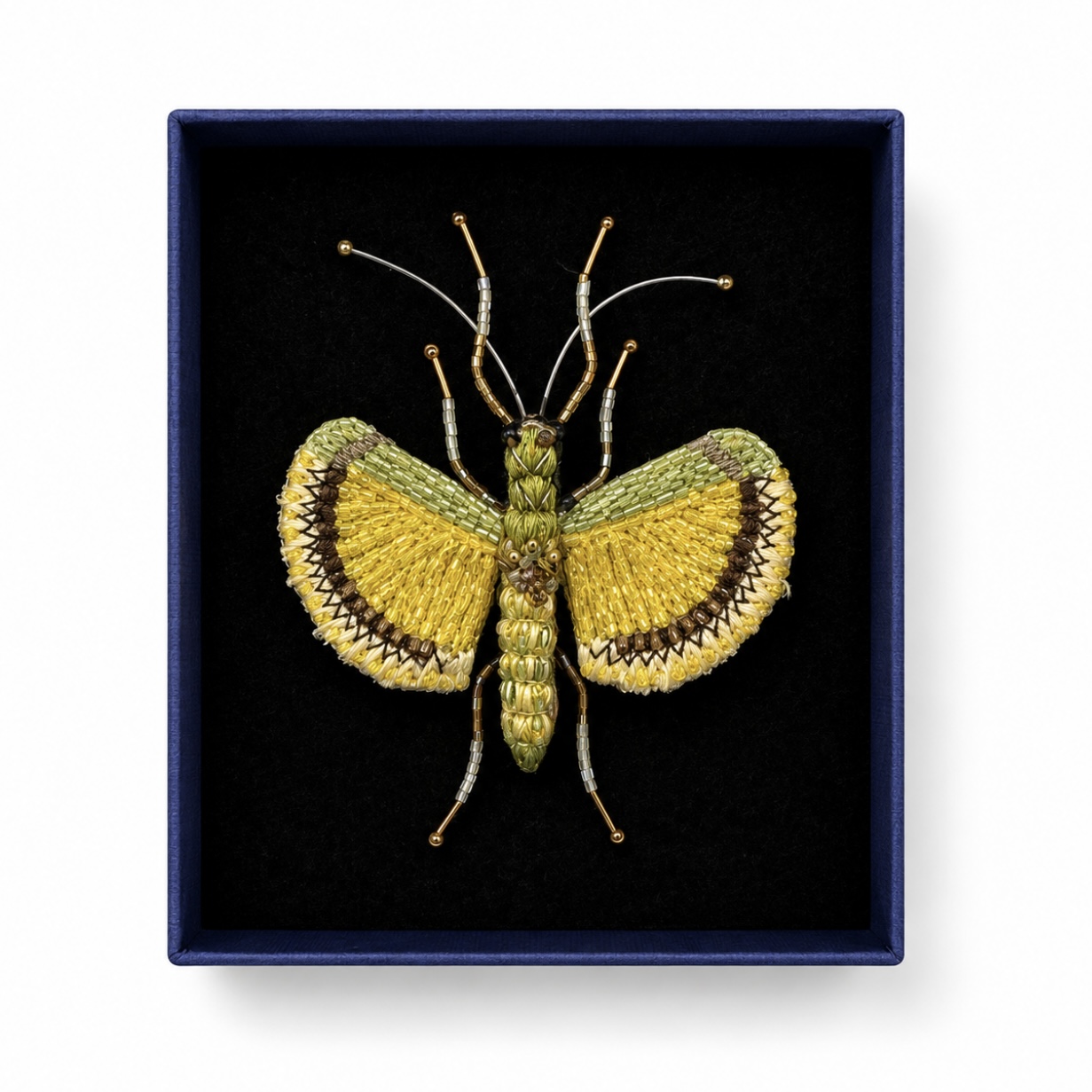 Trovelore - Yellow Umbrella Insect Brooch Pin