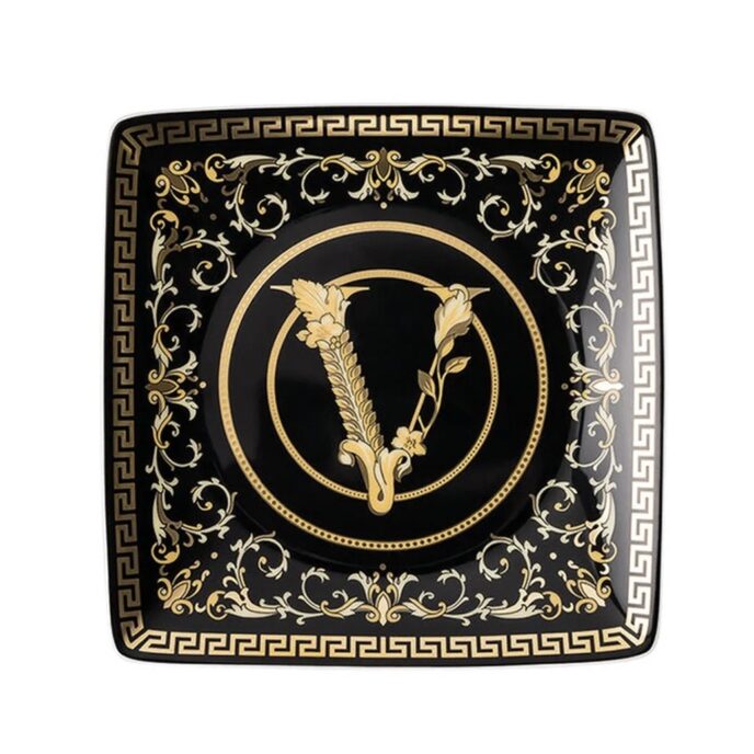Versace - Virtus Gala Canape Dish, 4 3/4 inch, Square