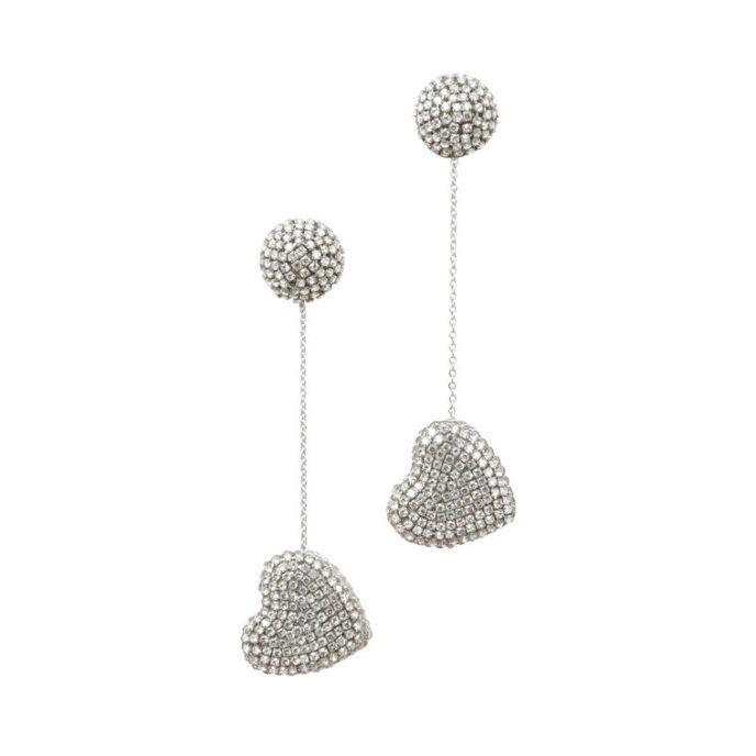Deepa Gurnani Eros Earring - Silver