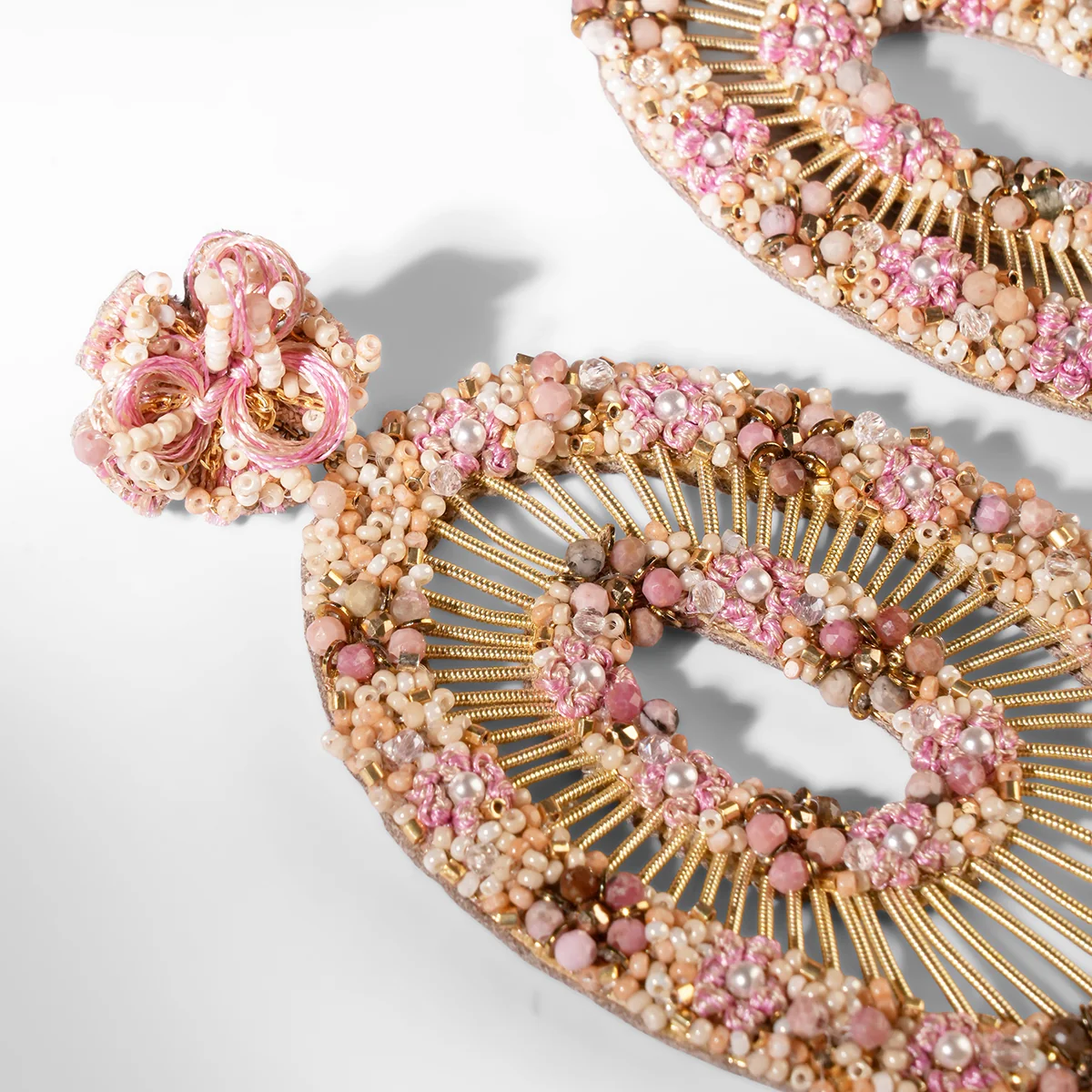 Deepa Gurnani Hway Earrings - Pink - Image 2