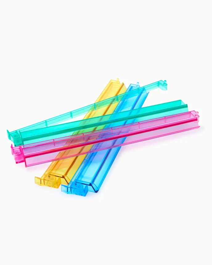 Oh My Mahjong - Multicolor Acrylic Rack & Pusher Set