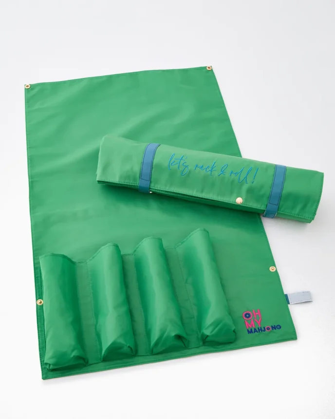 Oh My Mahjong - Let's Rack & Roll Bag Kelly Green