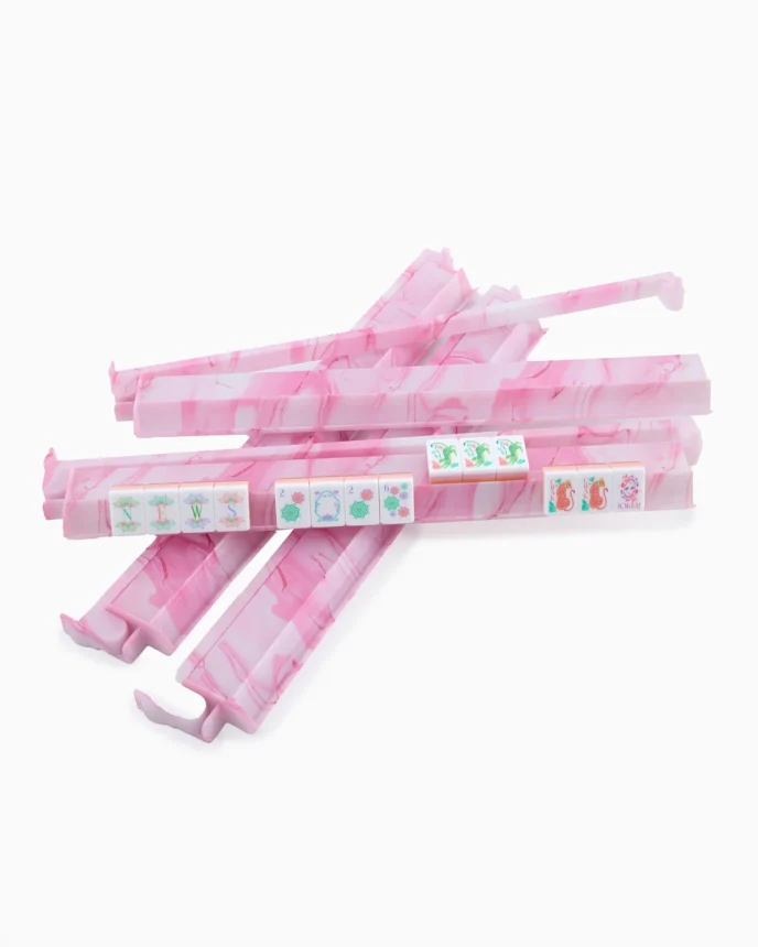 Oh My Mahjong - Pink Quartz Rack/Pusher Set