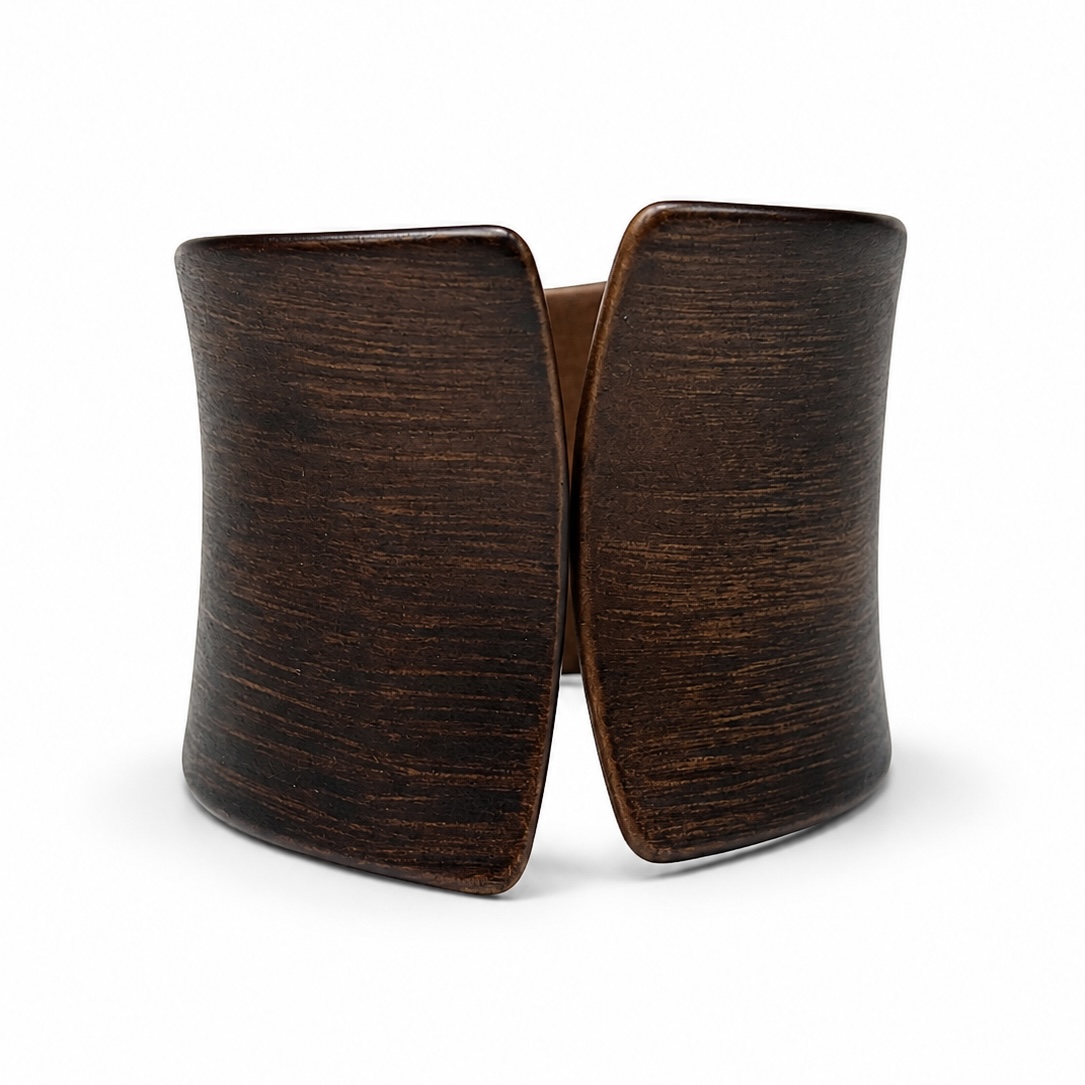 Angela Caputi Collection - Wood Hinged Cuff