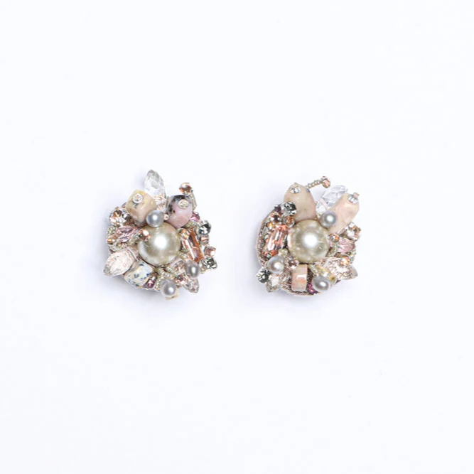Ranjana Khan Nova Burst/Pink Earrings