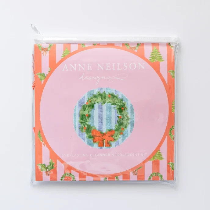 Anne Neilson - Everlasting (Wreath) Beginner Needlepoint Kit – OS