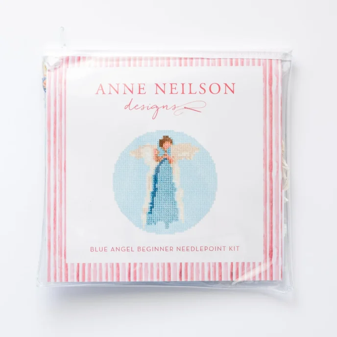 Anne Neilson - Blue Angel Beginner Needlepoint Kit – OS