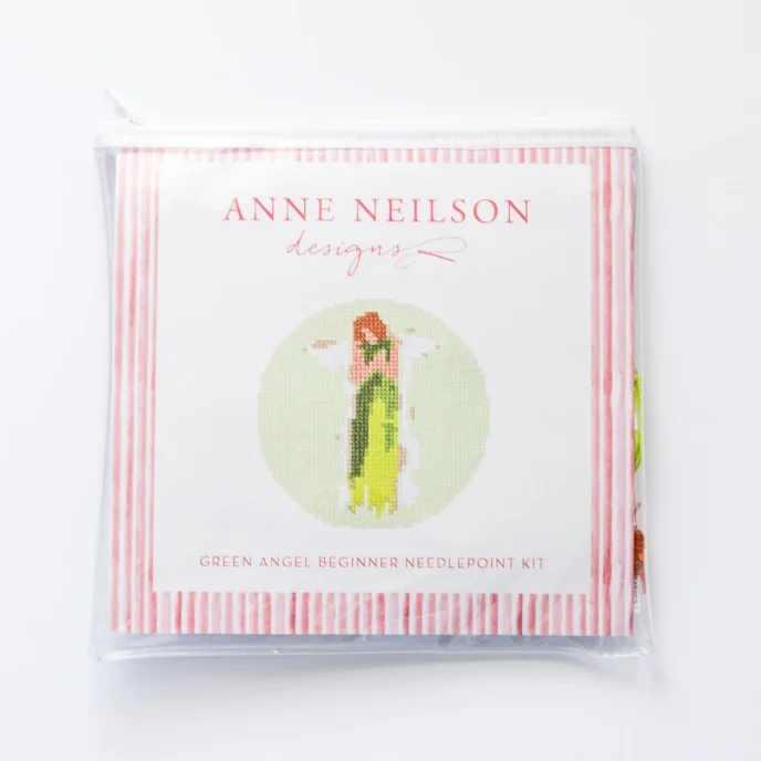 Anne Neilson - Green Angel Needlepoint Kit – OS
