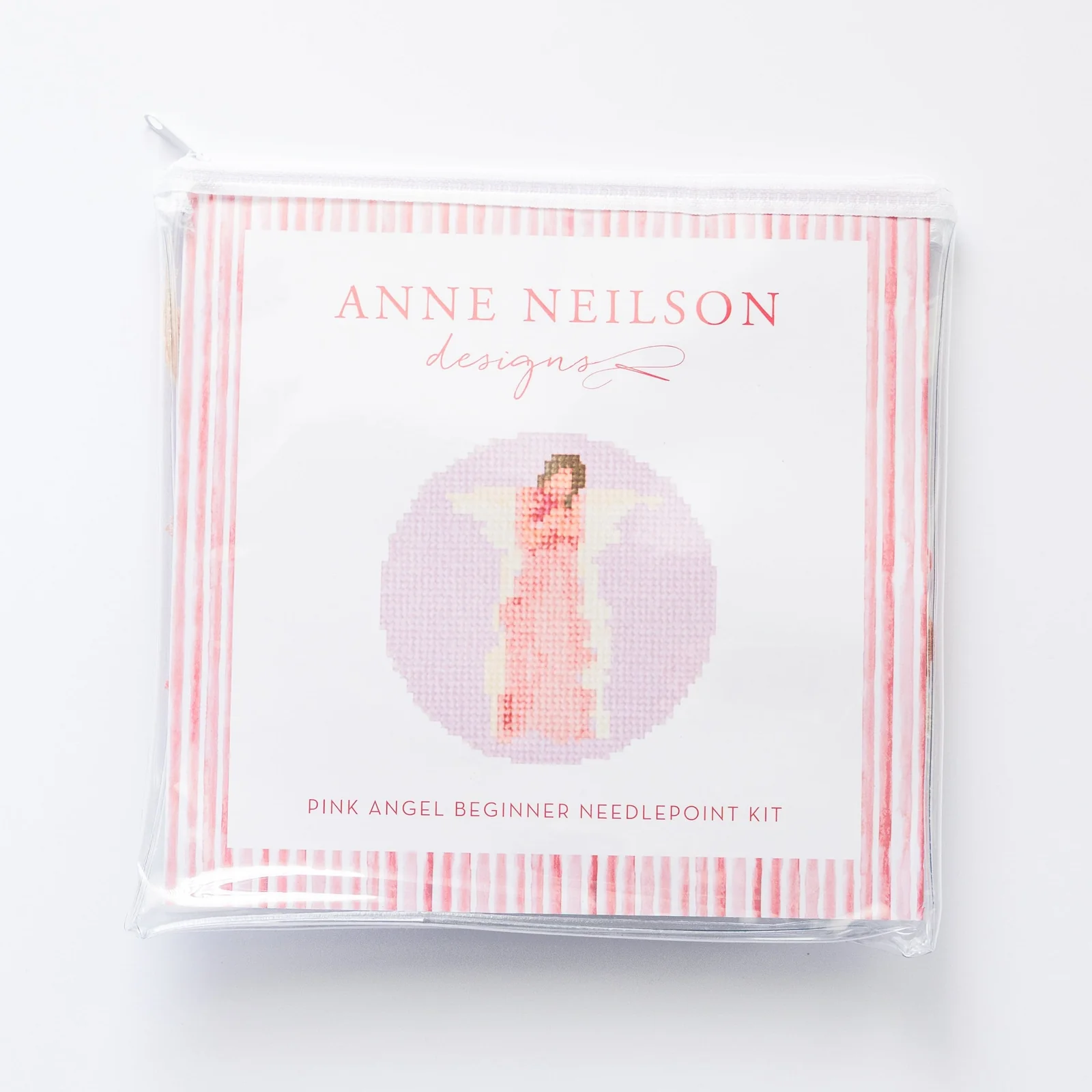Anne Neilson - Pink Angel Beginner Needlepoint Kit – OS