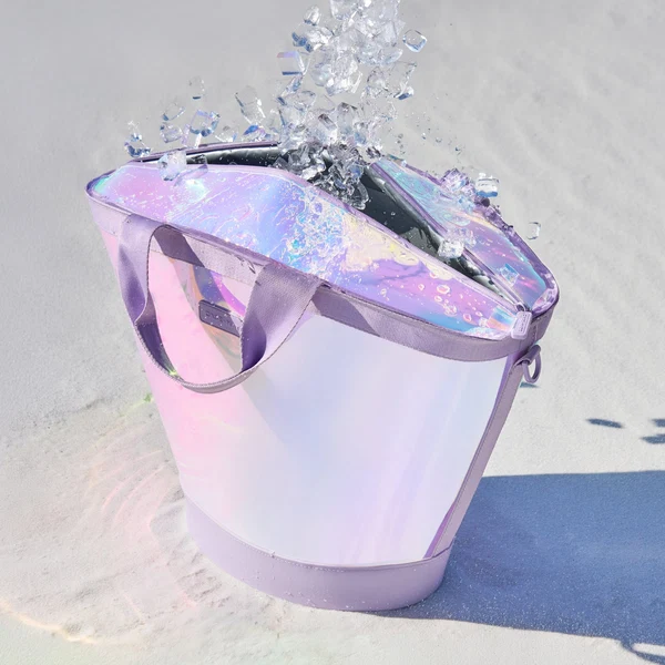 Cooler Tote- Soap Bubble Iridescent - Image 2