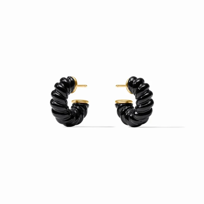 Julie Vos - Ravello Hoop – S - Obsidian Black