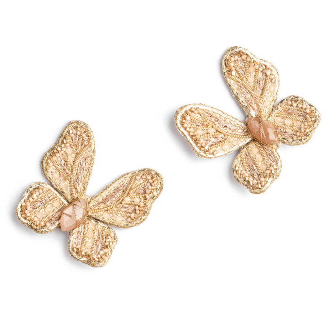Deepa Gurnani - Abel Earrings Beige