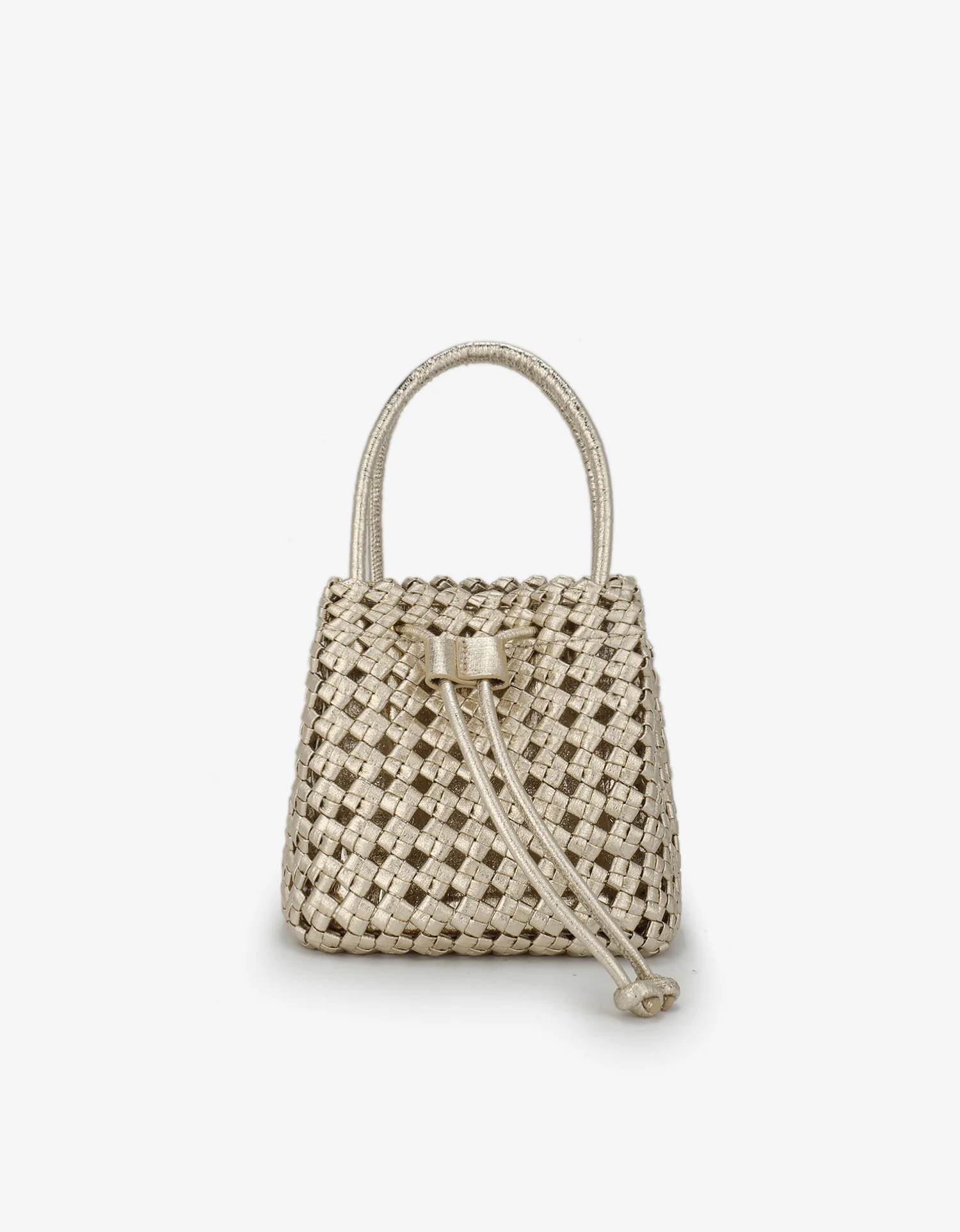 *Perrie Bucket Mini Hi Shine Platinum