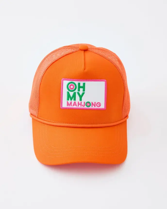 Oh My Mahjong - Orange OMM Hat