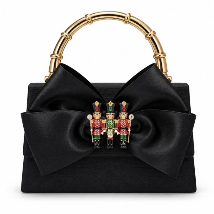 *Holiday - Black Faille Lulu– Nutcracker **PRE-ORDER