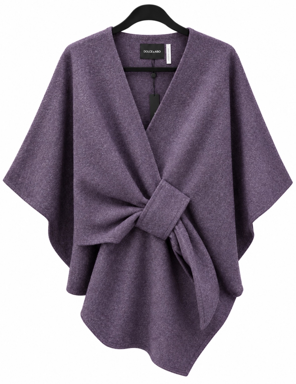 Knit Wrap Plum by DolceCabo
