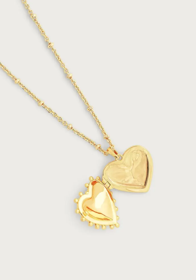 Anabel Aram - Heart Lg Locket Necklace