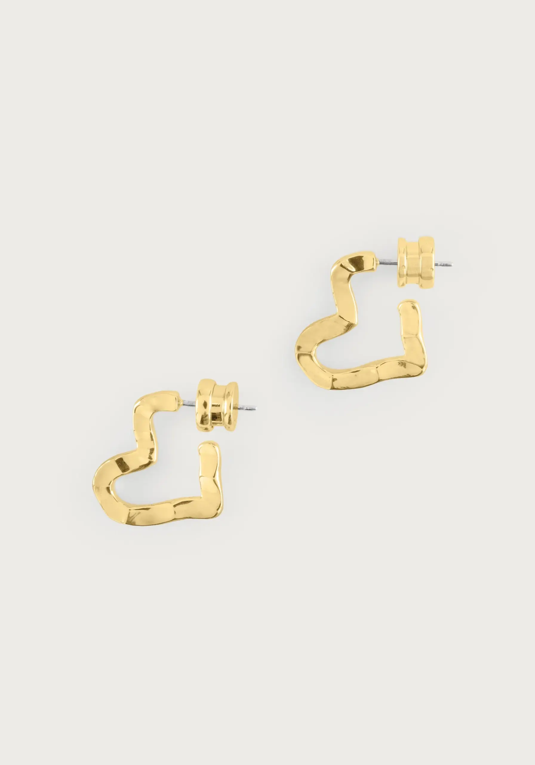 Anabel Aram - Heart Hoop Earrings, Small