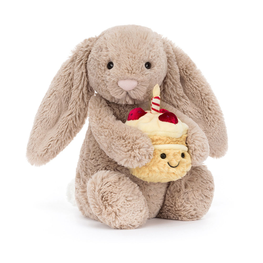 Jellycat - Bashful Beige Bunny Birthday