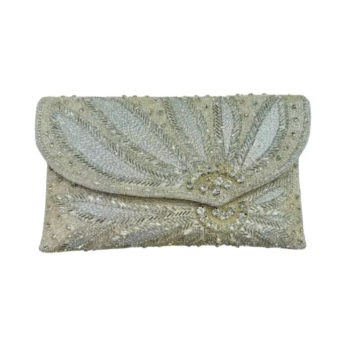 David Jeffery - Silver Beaded Clutch