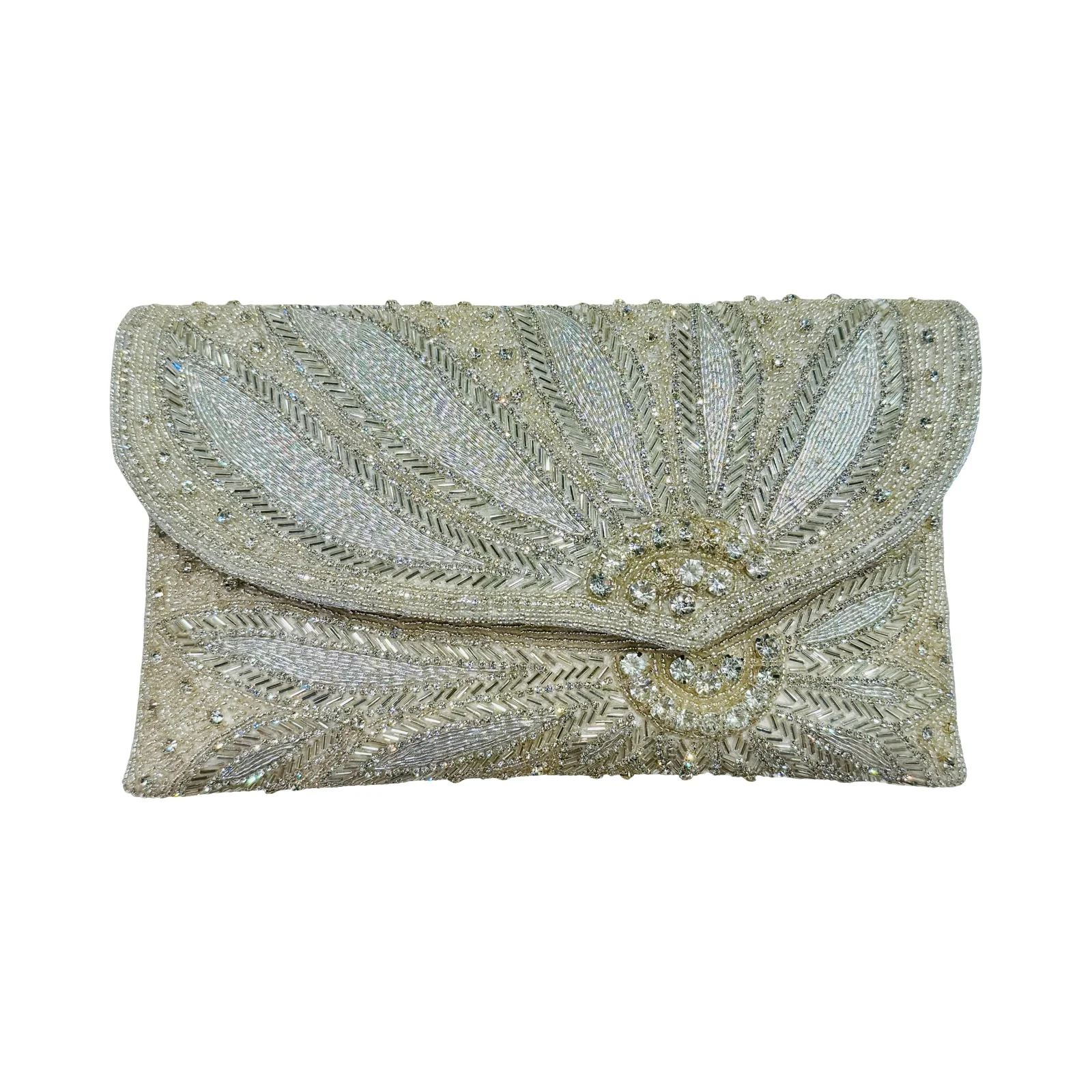 David Jeffery - Silver Beaded Clutch