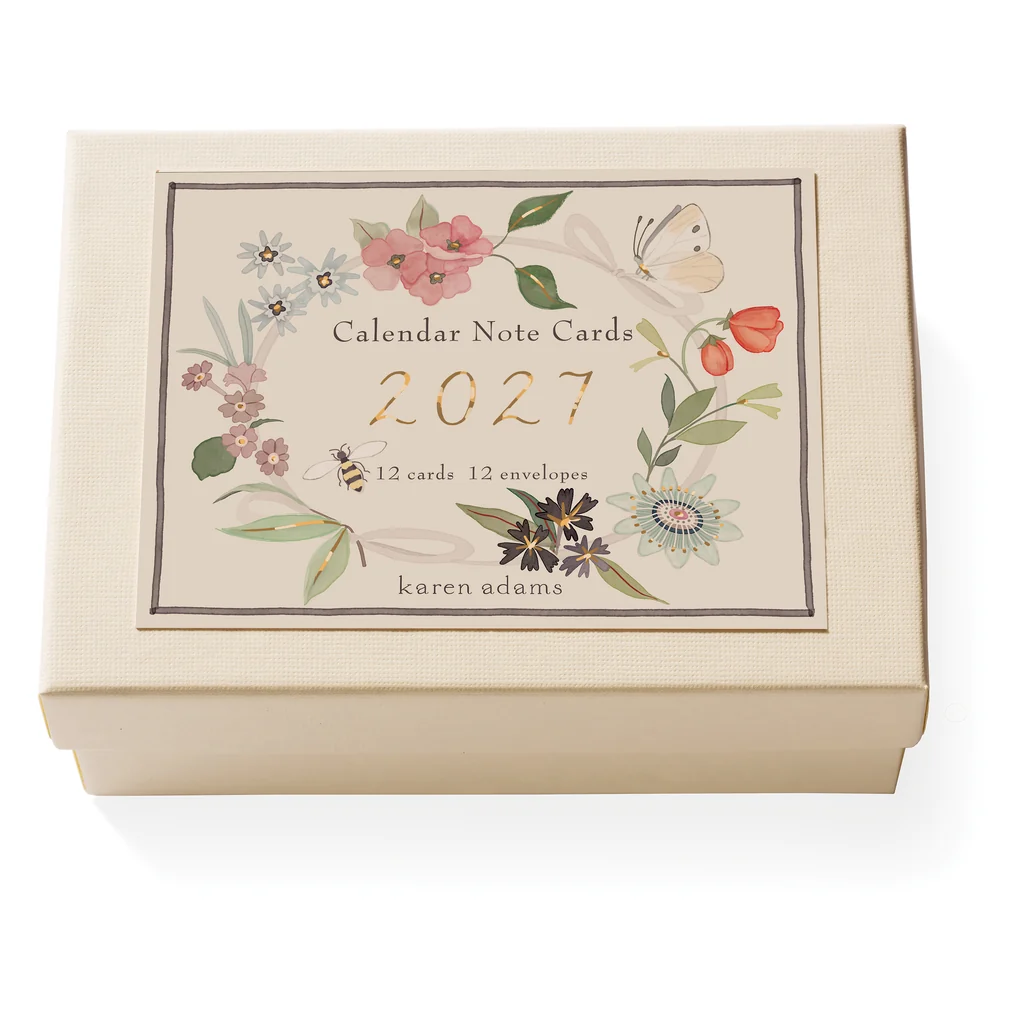 Karen Adams - Calendar 2027 Note Card Box