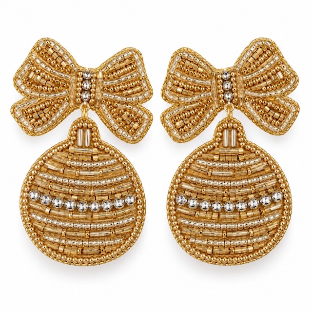 Holiday - Gold Ginny Earrings