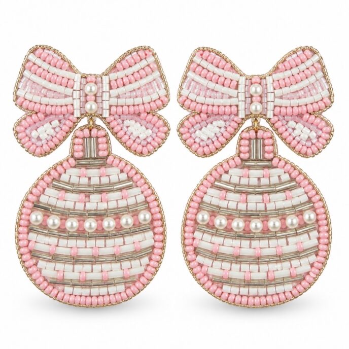 Holiday - Lt Pink Ginny Earrings