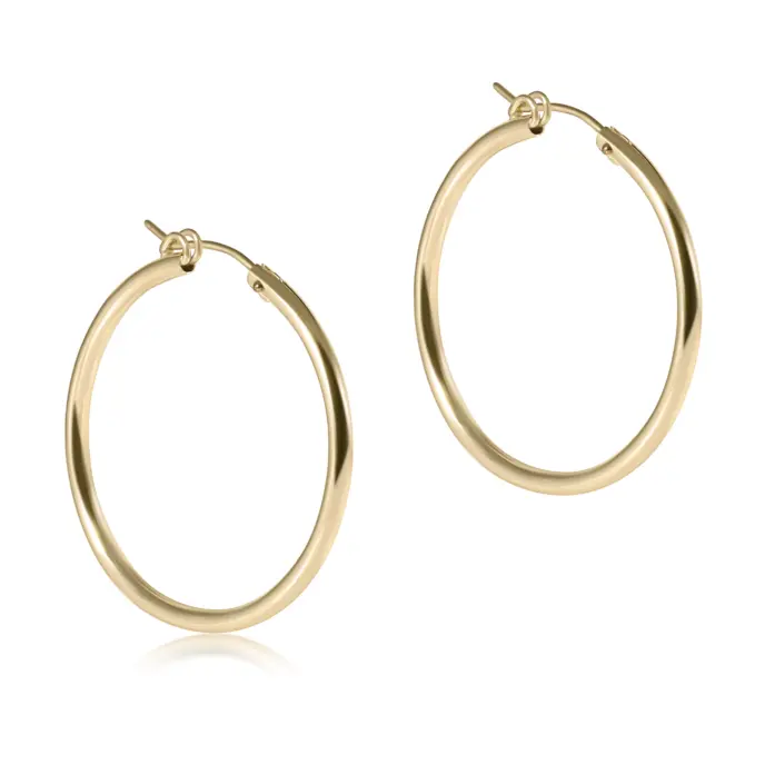 enewton - Round Gold 1.25" Hoop – OS