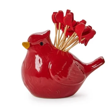 Deck the Halls Cardinal Pick Holder