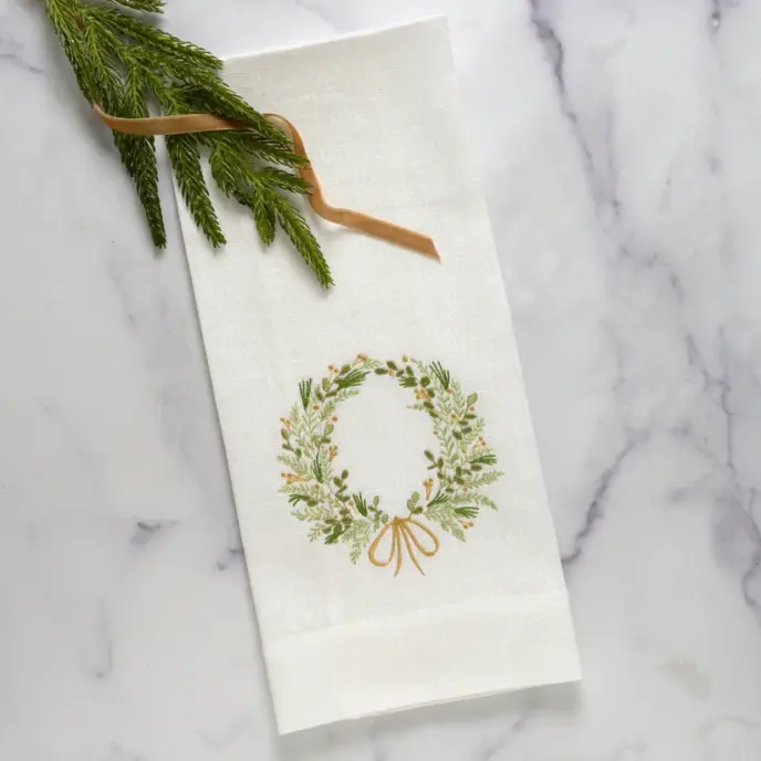 Arte Italica - Farmers Market Wreath Linen Towel