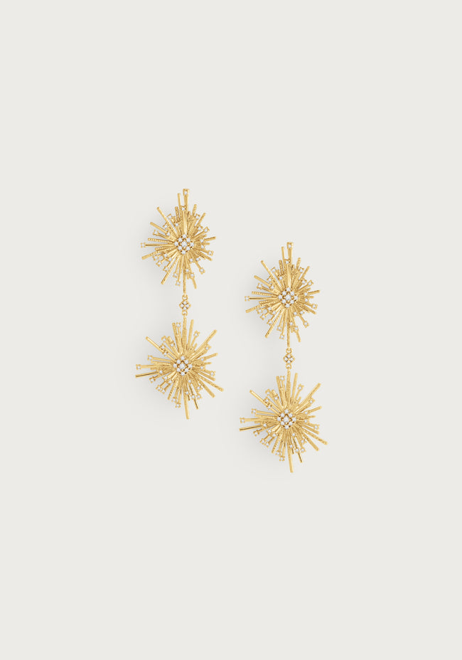 *Anabel Aram - Celeste Drop Earrings Gold