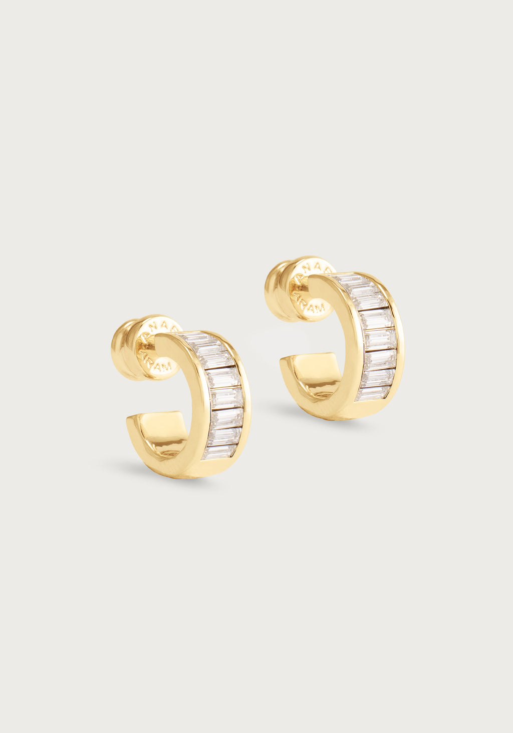 *Anabel Aram - Celeste Huggie Hoops, Gold