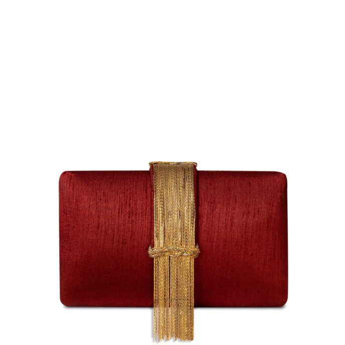 Simitri - Cherry Fringe Clutch - G