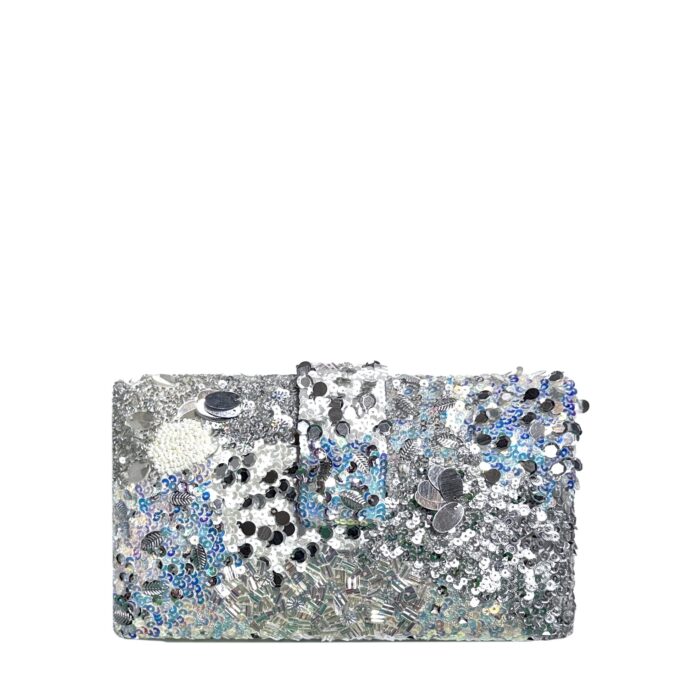 Simitri - Silver Garnet Clutch - G
